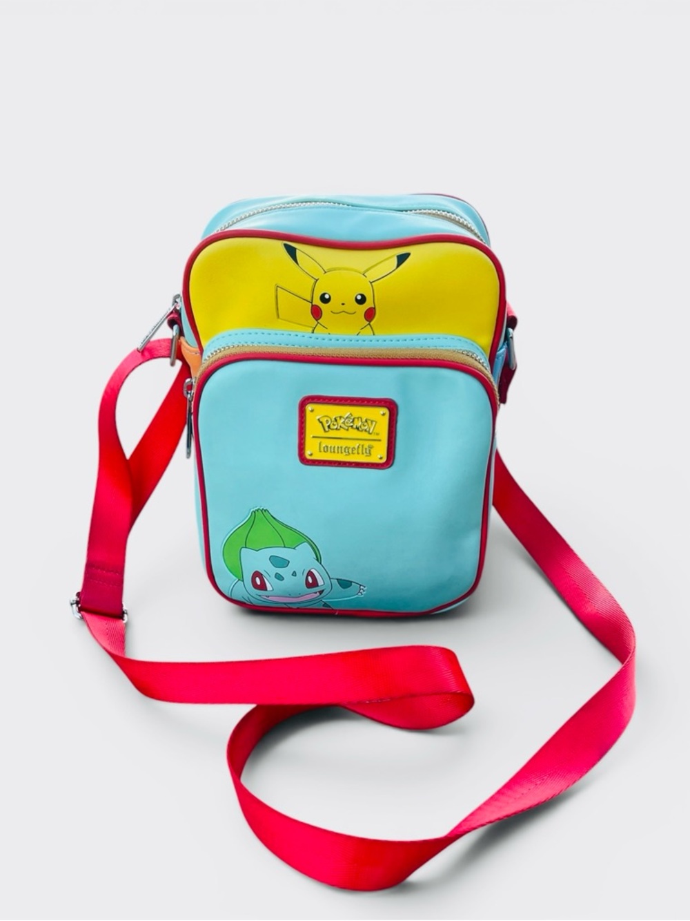 Pokémon Color Block Starters Crossbody Bag by Loungefly